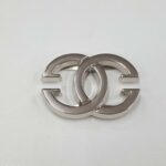 ΦΙΓΟΥΡΑ ΤΥΠΟΥ CHANEL ΝΙΚΕΛ 4,5Χ2,5 (ΜΕΓΑΛΟ)