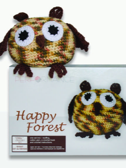 HAPPY FOREST AMIGURUMI - ΚΟΥΚΟΥΒΑΓΙΑ ΠΟΛΥΧΡΩΜΗ