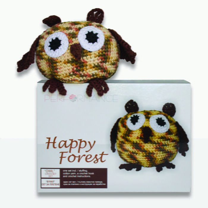 HAPPY FOREST AMIGURUMI - ΚΟΥΚΟΥΒΑΓΙΑ ΠΟΛΥΧΡΩΜΗ