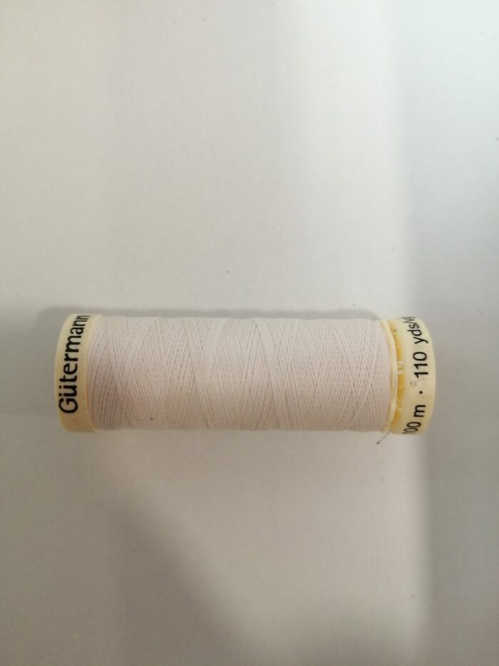 WHIP THREAD GUTERMANN 100% POLYESTER 802 (WHITE)