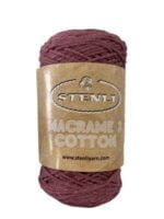 MACRAME 3 COTTON 80% ΒΑΜΒΑΚΙ ΣΑΠΙΟ ΜΗΛΟ 22