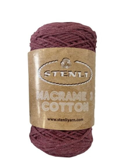 MACRAME 3 COTTON 80% ΒΑΜΒΑΚΙ ΣΑΠΙΟ ΜΗΛΟ 22