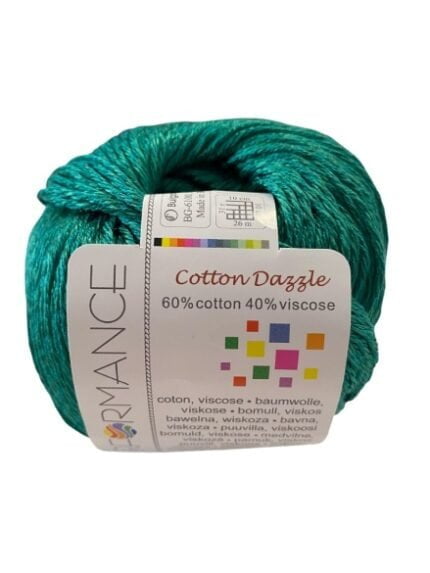 COTTON DAZZLE 60% COTTON 40% VISCOSE 143 ΣΜΑΡΑΓΔΙ