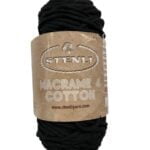 (04) MACRAME 4 COTTON 80% ΒΑΜΒΑΚΙ - ΜΑΥΡΟ