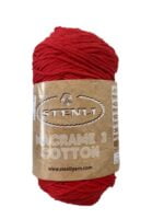 MACRAME 3 COTTON 80% ΒΑΜΒΑΚΙ ΚΟΚΚΙΝΟ (03)