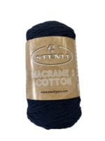 MACRAME 3 COTTON 80% ΒΑΜΒΑΚΙ ΜΠΛΕ ΣΚΟΥΡΟ (24)