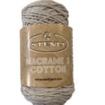 MACRAME 3 COTTON 80% ΒΑΜΒΑΚΙ ΜΠΕΖ (02)