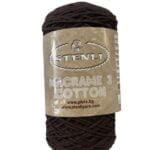 MACRAME 3 COTTON 80% ΒΑΜΒΑΚΙ ΚΑΦΕ ΣΚΟΥΡΟ(13)