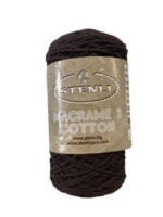 MACRAME 3 COTTON 80% ΒΑΜΒΑΚΙ ΚΑΦΕ ΣΚΟΥΡΟ(13)