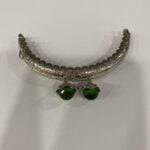 ΜΕΤΑΛΛΙΚΟ ΚΟΥΜΠΩΜΑ ΔΙΑΜΑΝΤΑΚΙ ΠΡΑΣΙΝΟ 8.5 ΕΚ