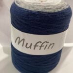(104) MUFFIN 100% ΑΚΡΙΛΙΚΟ - ΜΠΛΕ ΣΚΟΥΡΟ, ΓΚΡΙ, ΑΣΠΡΟ