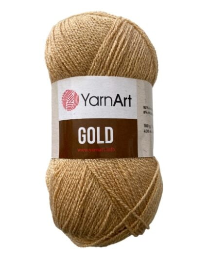 (9379) YARN ART GOLD - ΜΠΕΖ ΜΕ ΧΡΥΣΟ