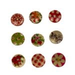 WOODEN KNOBS WITH DESIGNS 9 SQM