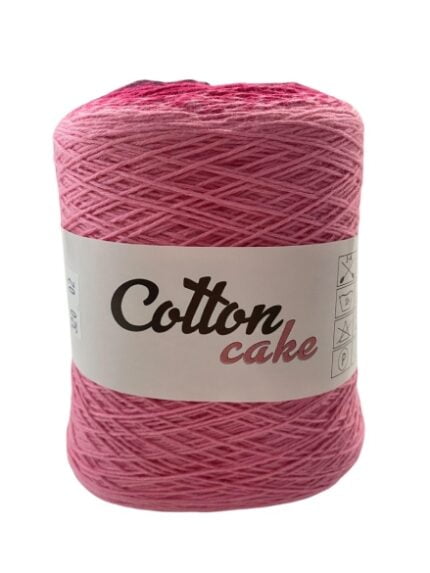 (320) COTTON CAKE 100% ΒΑΜΒΑΚΕΡΟ - ΦΟΥΞ,ΡΟΖ, ΜΠΟΡΝΤΩ