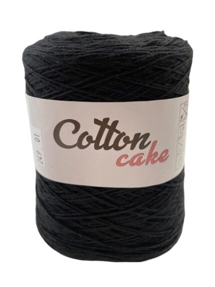 (249) COTTON CAKE 100% ΒΑΜΒΑΚΕΡΟ - ΜΑΥΡΟ