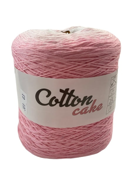 (301) COTTON CAKE 100% ΒΑΜΒΑΚΕΡΟ - ΡΟΖ,ΛΕΥΚΟ