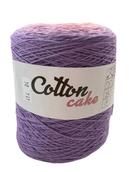 (414) COTTON CAKE 100% ΒΑΜΒΑΚΕΡΟ - ΛΙΛΑ,ΡΟΖ,ΠΟΡΤΟΚΑΛΙ