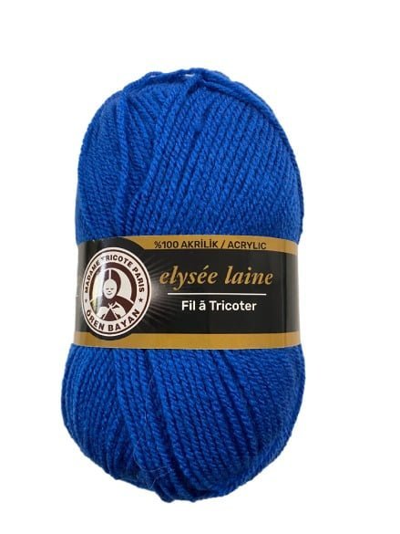 (016) ELYSEE LAINE- 100% ACRYLIC - ROYAL BLUE