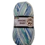 (654) FAVORY BABY 100% ΑΚΡΙΛΙΚΟ - ΑΠΟΧΡΩΣΕΙΣ ΓΑΛΑΖΙΟ