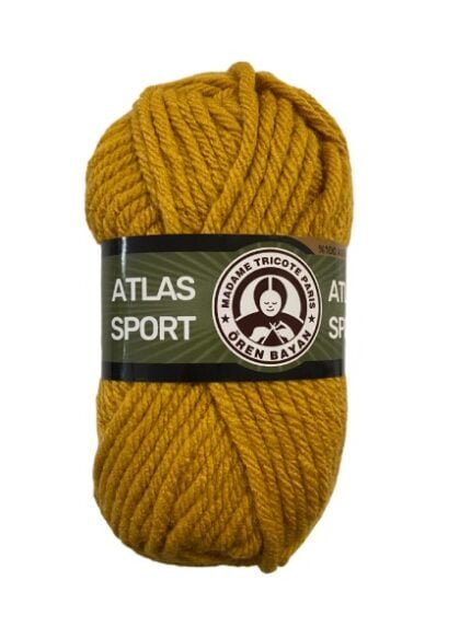 (115) ATLAS SPORT - 100% ΑΚΡΙΛΙΚΟ - ΜΟΥΣΤΑΡΔΙ