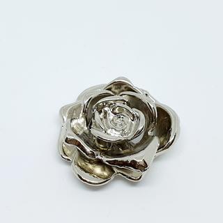 DECORATION FOR BRAIDED BAG ROSE - SILVER