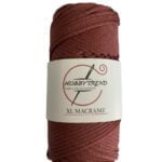 (096) HOBBY TREND - MACRAME XL - ΣΑΠΙΟ ΜΗΛΟ ΣΚΟΥΡΟ