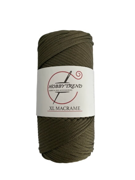 (192) HOBBY TREND - MACRAME XL - ΧΑΚΙ