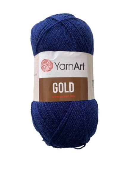 (9033) YARN ART GOLD - ΜΠΛΕ ΣΚΟΥΡΟ ΓΥΑΛΙΣΤΕΡΟ