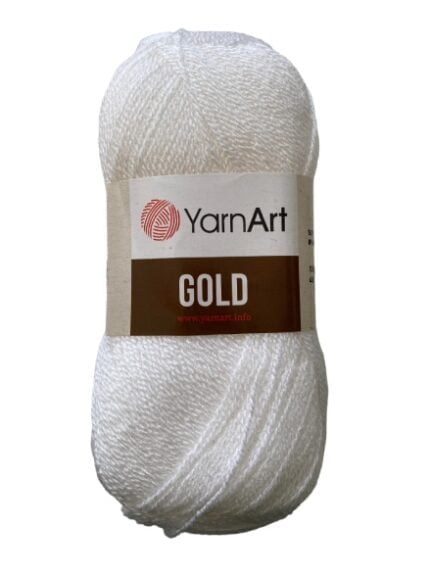 (9362) YARN ART GOLD - ΑΣΠΡΟ ΓΥΑΛΙΣΤΕΡΟ