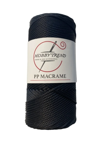 (270) MACRAME POLYESTER PP - ΜΑΥΡΟ