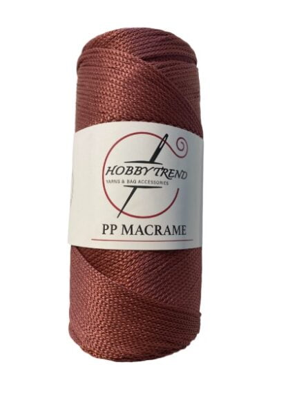 (096) MACRAME POLYESTER PP - ΣΑΠΙΟ ΜΗΛΟ