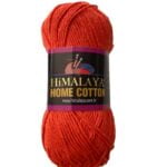 (06) HOME COTTON 85% ΒΑΜΒΑΚΙ - ΠΟΡΤΟΚΑΛΙ